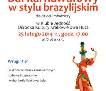 Bal karnawałowy w stylu brazylijskim