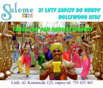 Bollywood dla dzieci w szkole tańca Salome Kids