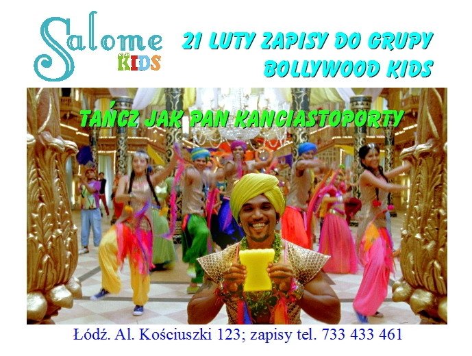 Bollywood dla dzieci w szkole tańca Salome Kids