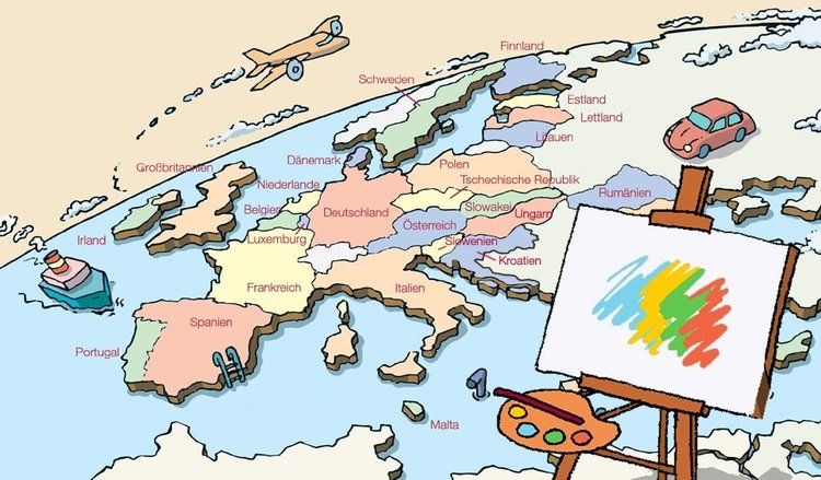 Dzieci malują Europę – Projekt z okazji wyborów do parlamentu europejskiego 2014