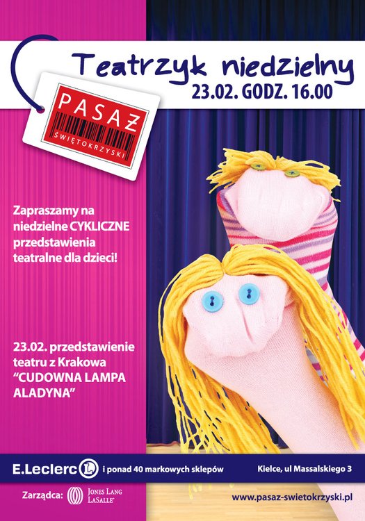 Niedzielny Teatrzyk w Pasażu Świętokrzyskim – Kielce