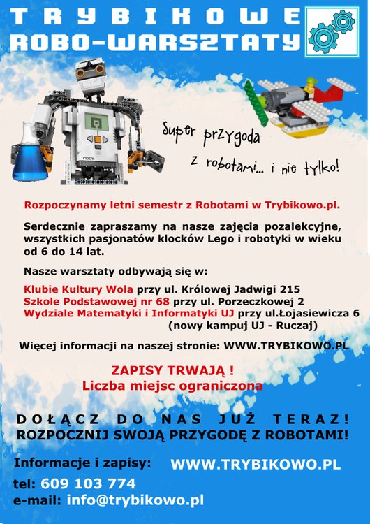 Trybikowo.pl – Warsztaty z robotyki dla dzieci