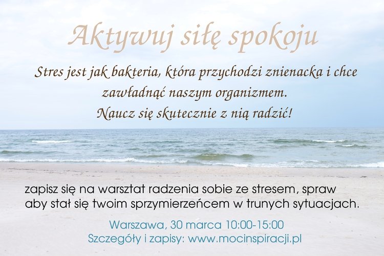 Aktywuj siłę spokoju