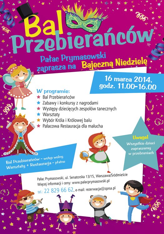 Bajeczna niedziela – Bal Przebierańców