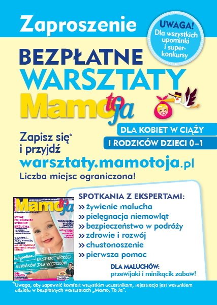 Bezpłatne warsztaty Mamo To Ja