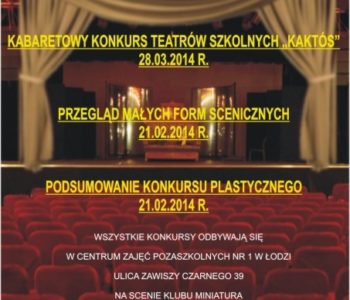 III Łódzki Festiwal Twórczości Teatralnej
Dzieci i Młodzieży