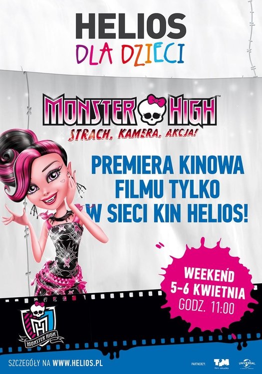 Nowy film Monster High tylko w kinie Helios!