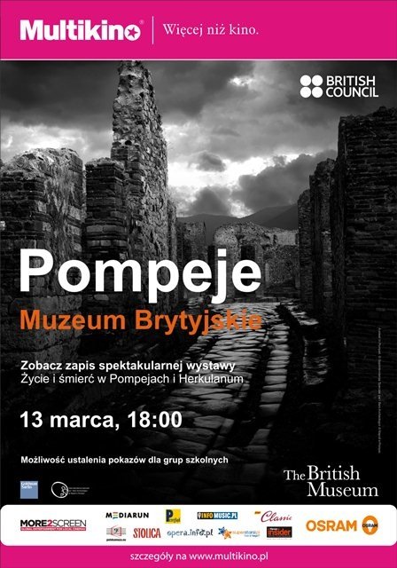 Pompeje z Muzeum Brytyjskiego na wielkim ekranie!