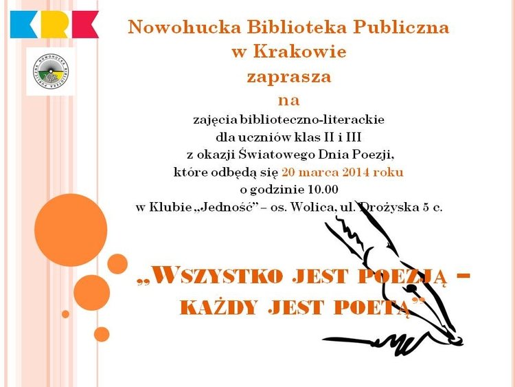 Światowy Dzień Poezji w NhBP