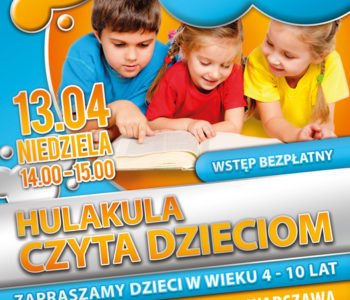 Hulakula czyta dzieciom