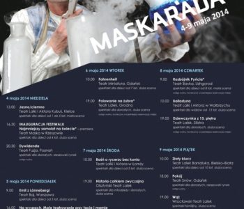 Maskarada – Festiwal Teatrów Ożywionej Formy. Rzeszów