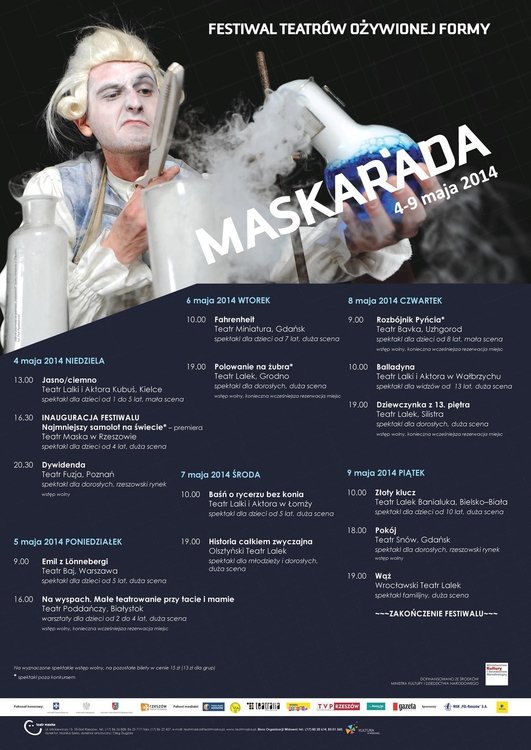 Maskarada – Festiwal Teatrów Ożywionej Formy. Rzeszów