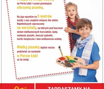 Pomaluj wielką pisankę w Porcie Łódź