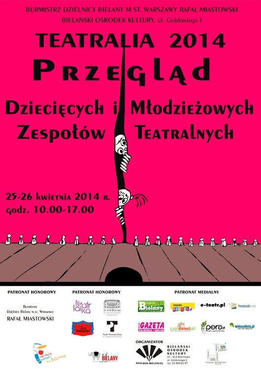 Przegląd Dziecięcych i Młodzieżowych Zespołów Teatralnych „Teatralia 2014”