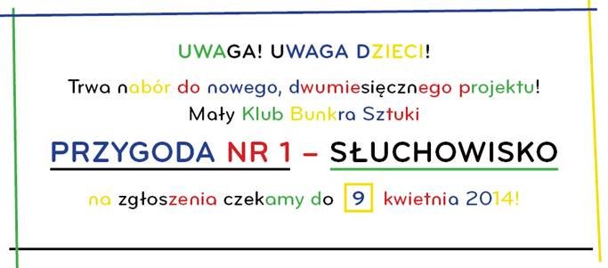 Przygoda nr 1 – Słuchowisko