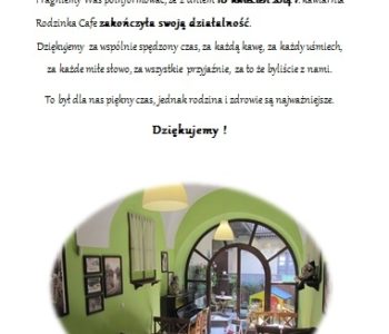 Rodzinka  Cafe na pożegnanie