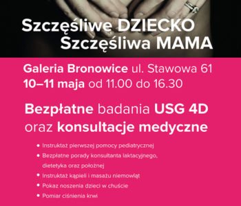 Bezpłatne konsultacje i USG 4 D w Galerii Bronowice