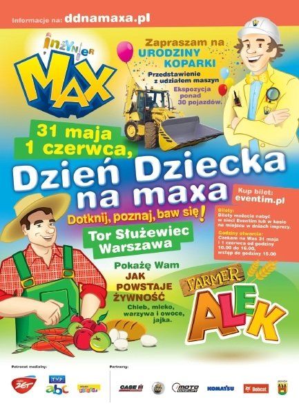 Dzień Dziecka na maxa – wielkie widowisko na Służewcu!