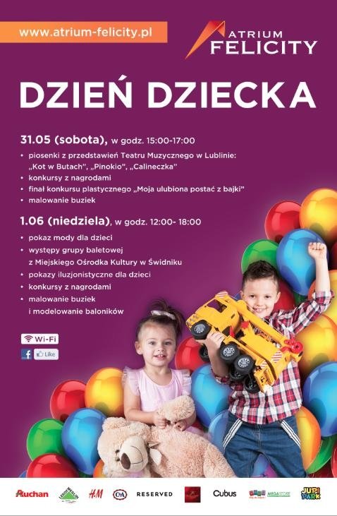 Dzień Dziecka w Atrium Felicity – Lublin