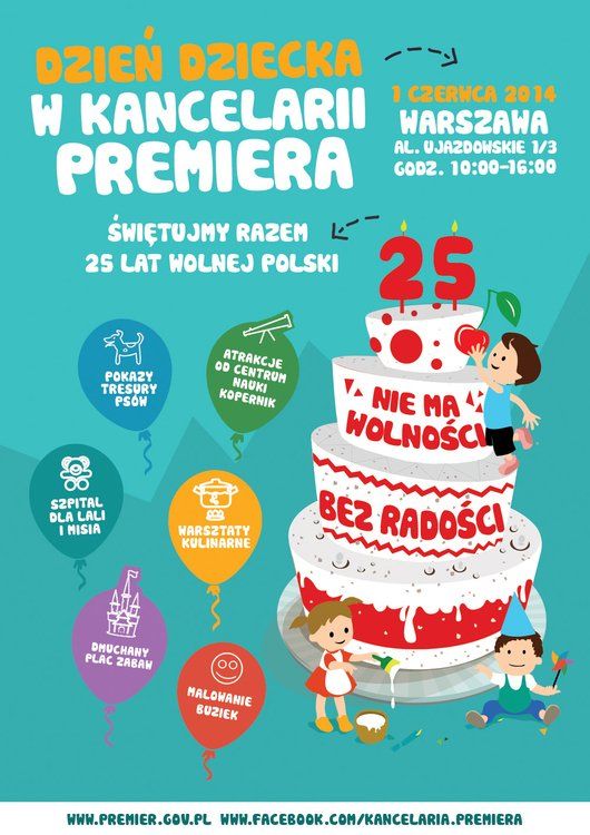 Dzień Dziecka w Kancelarii Premiera: nie ma wolności bez radości!