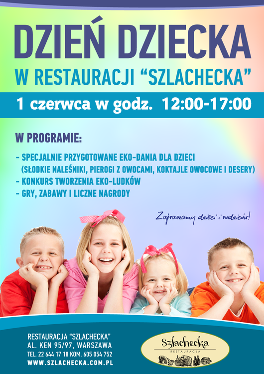 Dzień Dziecka w restauracji Szlachecka