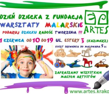 Dzień Dziecka z Fundacją Artes – Warsztaty malarskie