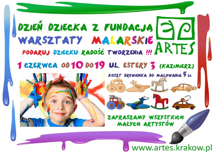 Dzień Dziecka z Fundacją Artes – Warsztaty malarskie