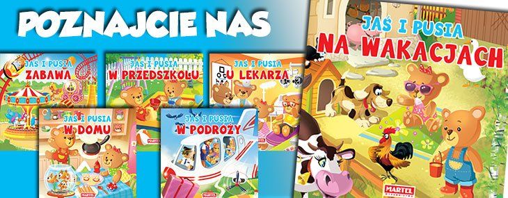 Jaś i Pusia, seria książek dla dzieci