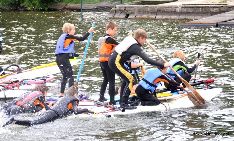 Letnie półkolonie windsurfingowe w Kiekrzu