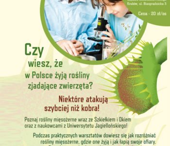 Mięsożerne rośliny w Dworku