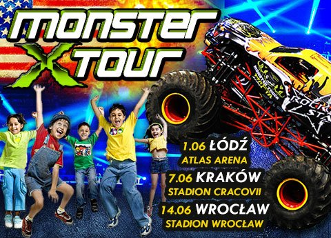 Monster X Tour w Łodzi, Krakowie, Wrocławiu. Rozdajemy zaproszenia