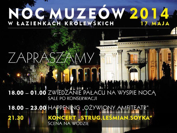 Noc Muzeów W Łazienkach Królewskich