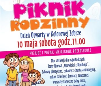 Piknik Rodzinny – Dzień Otwarty w Przedszkolu Kolorowa Zebra