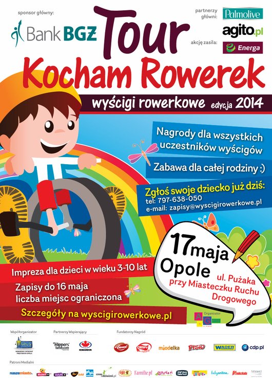 Tour Kocham Rowerek  – Wyścigi Rowerkowe w Opolu!