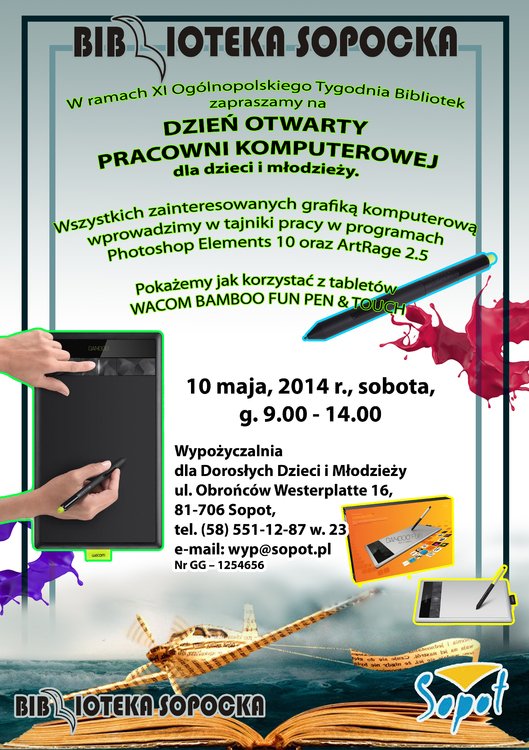 Tydzień Bibliotek 2014 w Bibliotece Sopockiej 8-15 maja