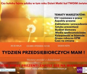 Tydzień Przedsiębiorczych Mam.