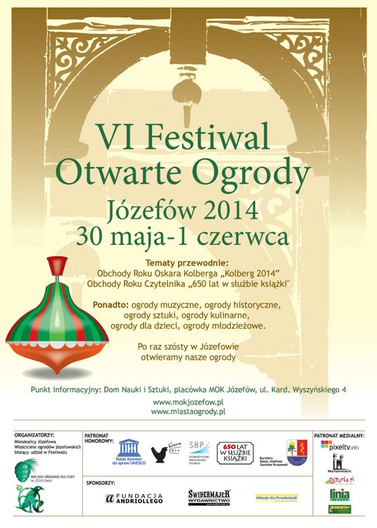 VI Festiwal Otwarte Ogrody Józefów 2014