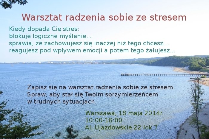 Warsztat radzenia sobie ze stresem