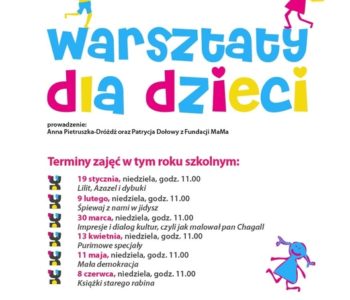 Warsztaty dla dzieci w Centrum Kultury Jidysz