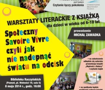 Warsztaty literackie dla Dzieci w Poznaniu