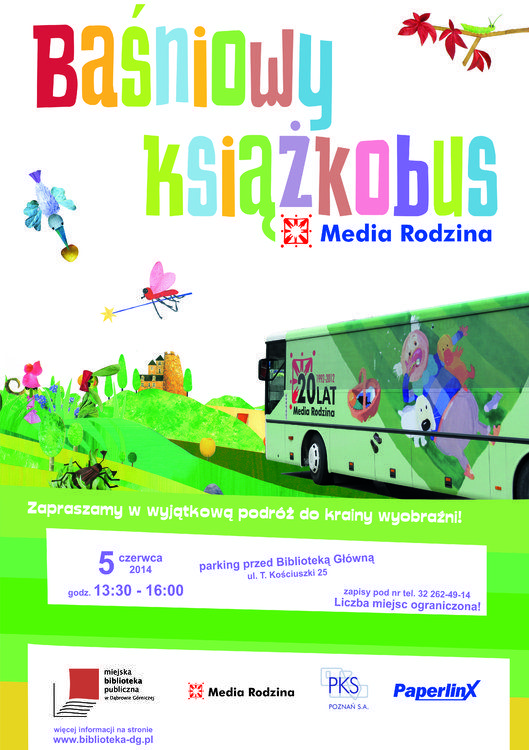 Wsiądź do baśniowego Książkobusu!