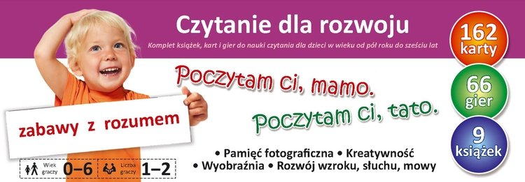 Zestaw do nauki czytania dla małych dzieci
dr Aneta Czerska