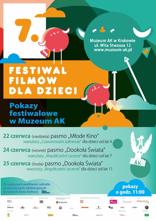 Festiwal Filmów dla Dzieci. Pokazy w Muzeum AK.