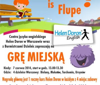 Gra miejska Helen Doron „When is Flupe?”