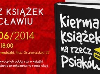 Kiermasz książek na rzecz psiaków