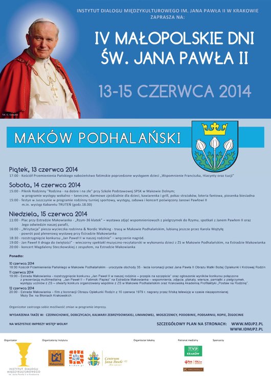 Małopolskie Dni Św. Jana Pawła II