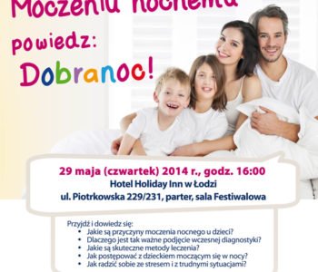 Moczeniu nocnemu powiedz: Dobranoc!