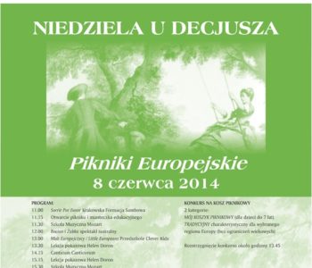 Niedziela u Decjusza – rodzinny piknik edukacyjno-artystyczny