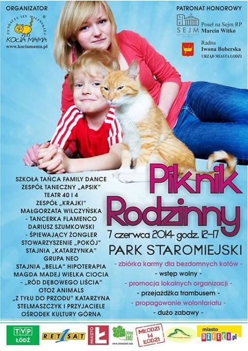 Piknik rodzinny z Fundacją Kocia Mama