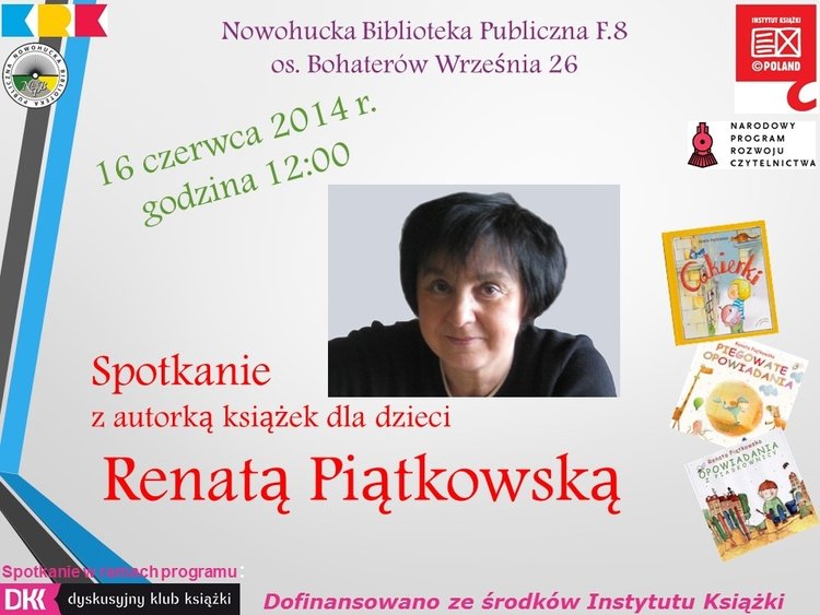 Renata Piątkowska w Bibliotece
